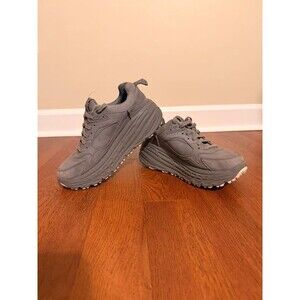 UGG Chunky Platform Nubuck Leather Sneakers Grey Men's Size 6